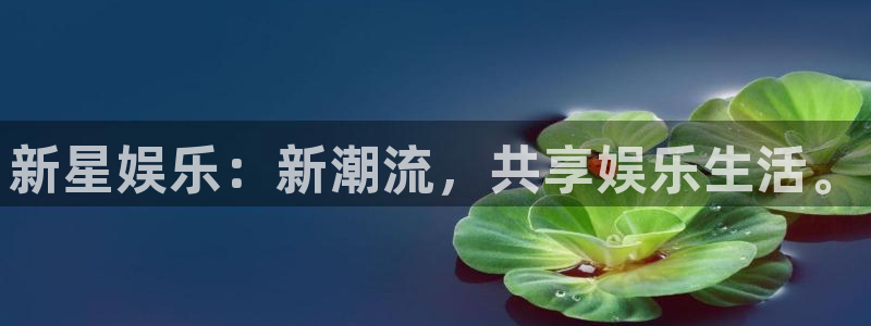 开丰娱乐168：新星娱乐：新潮流，共享娱乐生活。